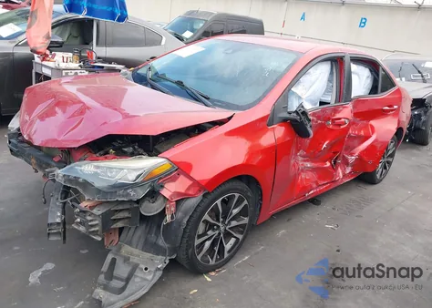 2017 Toyota Corolla Se from USA, damaged, VIN 5YFBURHE7HP716655